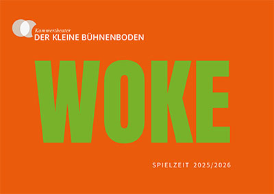 WOKE – Spielzeitmotto Der Kleine Bühnenboden 2025 / 2026 WOKE – Spielzeitmotto Der Kleine Bühnenboden 2025 / 2026