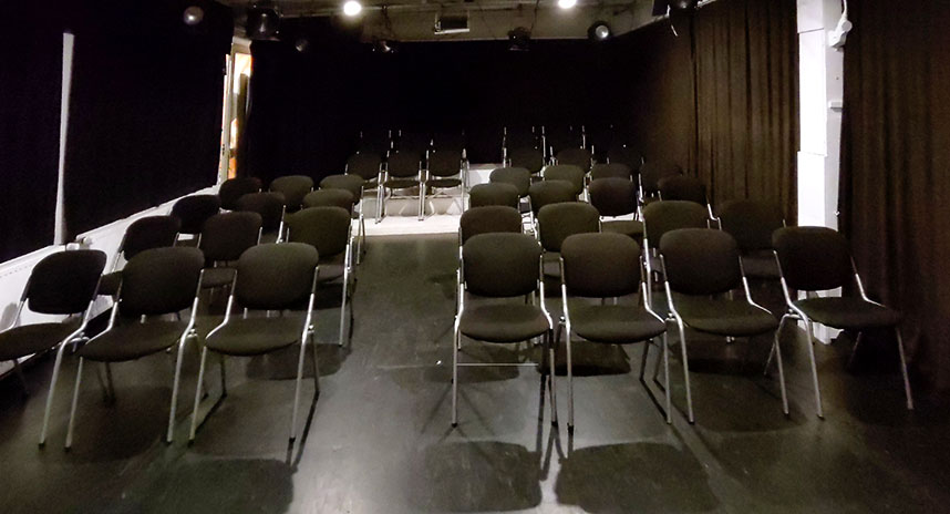 Blick in den Theatersaal im Oktober 2023
