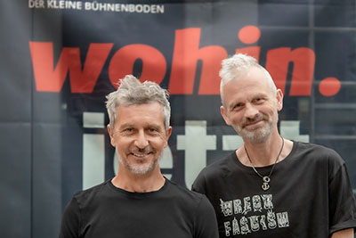 Konrad Haller & Toto Hölters, Intendanz (Foto: Hanno Endres) Konrad Haller und Toto Hölters, Intendanten (Foto: Hanno Endres)