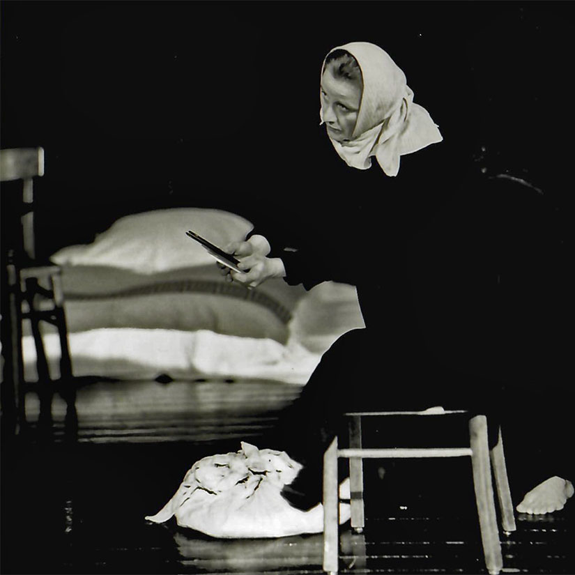 Marianna Thalassinou auf der Bühne