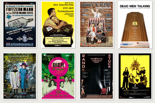 Plakate unserer Eigenproduktionen seit 2011