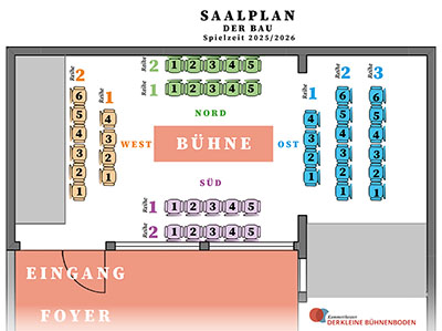 Saalplan DER BAU