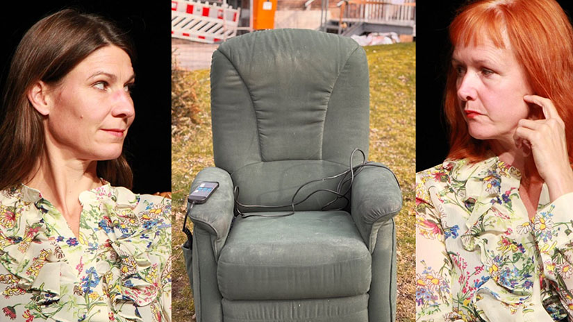 ENDLICH!   Eine szenische Soundperformance   über das Altwerden und das Altsein   Werkstattaufführung mit anschließendem Gespräch (Foto: Franz Kammer/Carola v. Seckendorff)