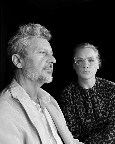 Konrad Haller und Maria Goldmann in OH MEIN GOTT! Ein tragisch-komisches Kammerspiel von Anat Gov, Spielzeit 2026/2027 (Foto: Alma Kesting)
