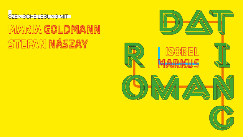 DATING-ROMAN von Isobel Markus. Szenische Lesung mit Maria Goldmann & Stefan Nászay. Kammertheater Der Kleine Bühnenboden, Münster - Spielzeit 2024 / 2025