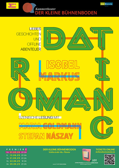  DATING-ROMAN von Isobel Markus. Szenische Lesung mit Maria Goldmann & Stefan Nászay. Der Kleine Bühnenboden Münster 2025