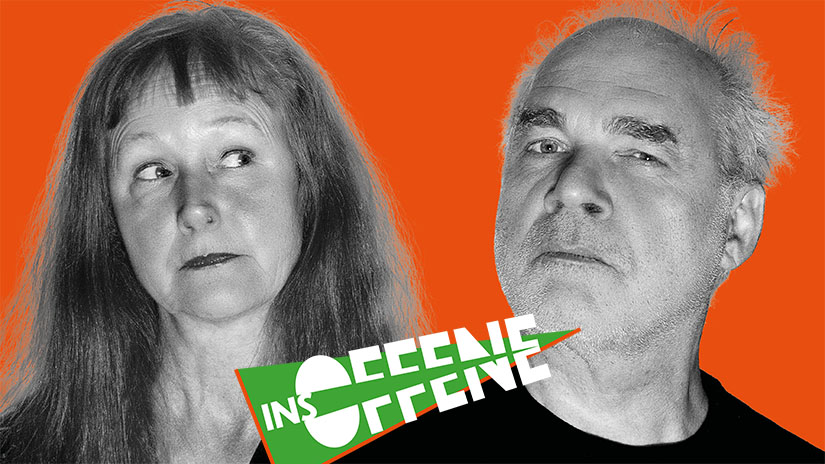 INS OFFENE mit Carola von Seckendorff, Ulrich Bärenfänger. Kammertheater Der Kleine Bühnenboden, Münster - Spielzeit 2025 / 2026. Foto: Hanno Endres